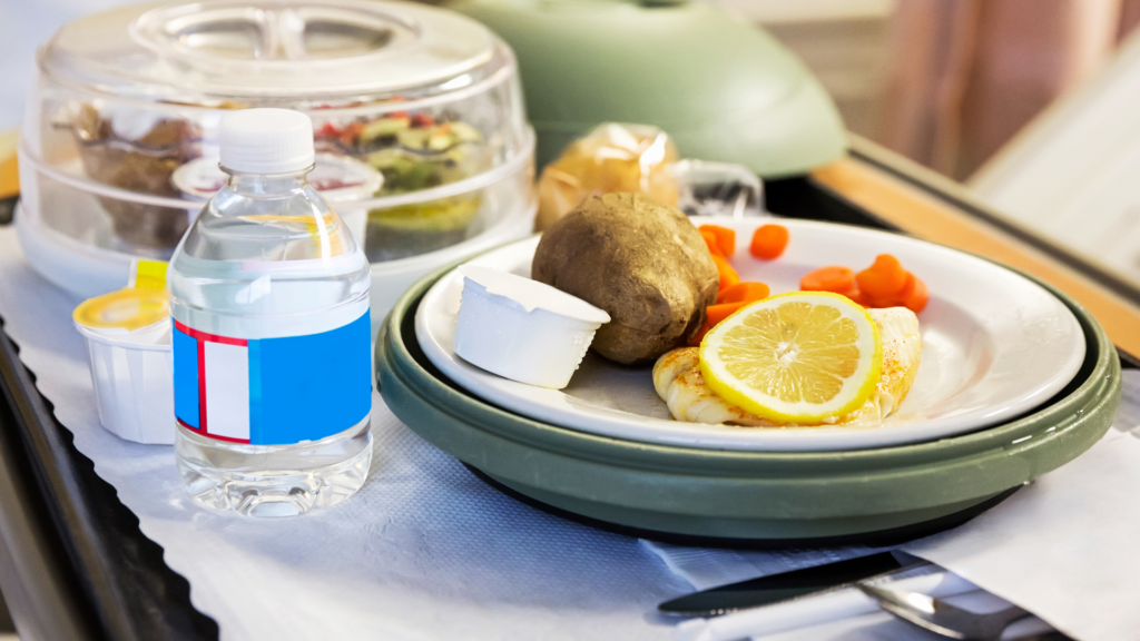 hospital food tray