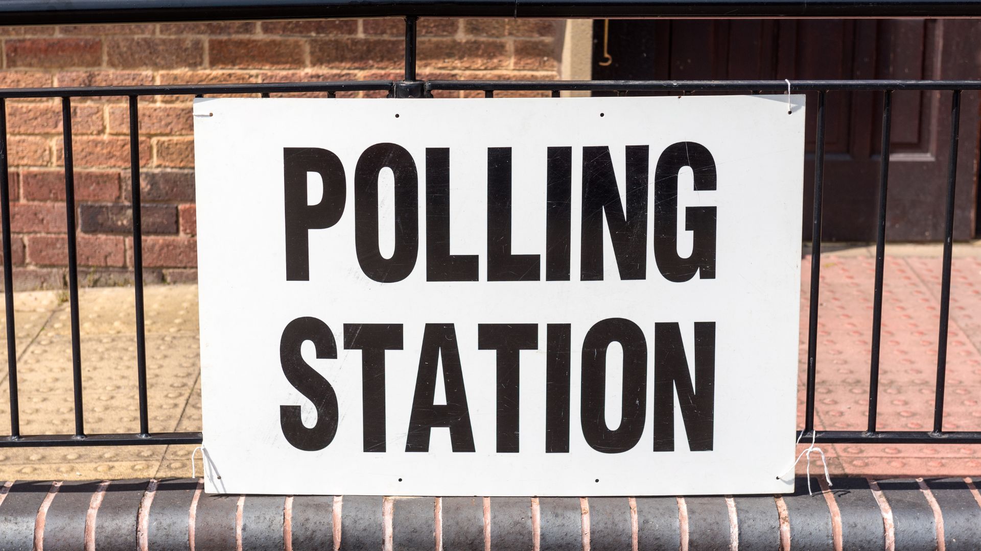 polling station for voting